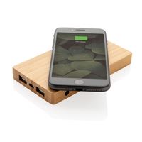 Powerbank wirless in bambù